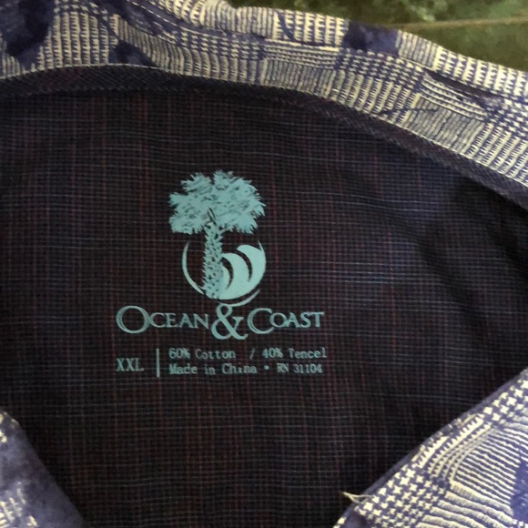 Trendy Blue Botton Down - Picture 4 of 4